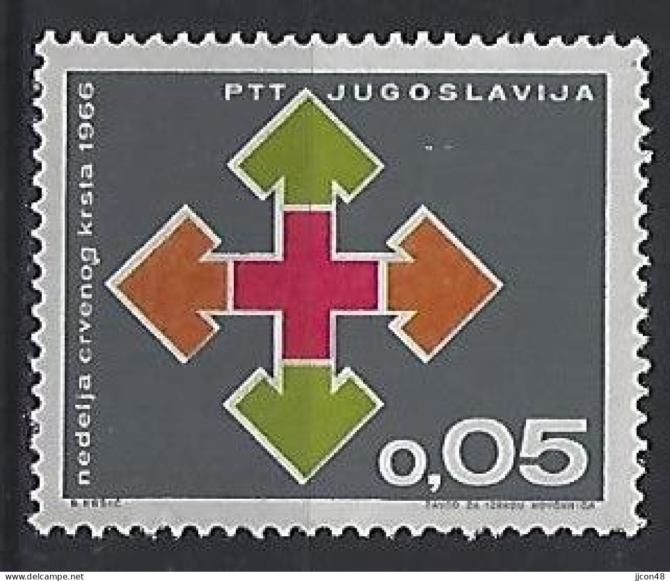 Jugoslavia 1966  Zwangszuschlagsmarken (**) MNH  Mi.32 - Liefdadigheid