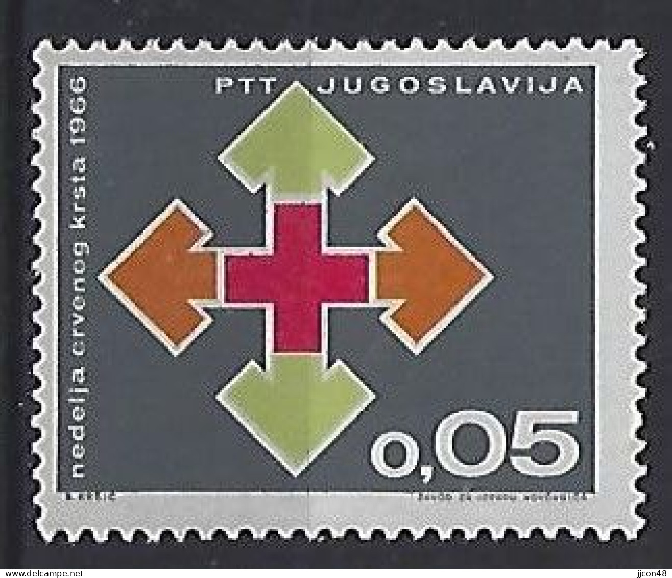 Jugoslavia 1966  Zwangszuschlagsmarken (**) MNH  Mi.32 - Bienfaisance
