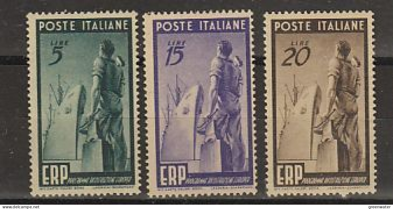 Italy 1949 ERP 3v ** Mnh (59286) - Idee Europee