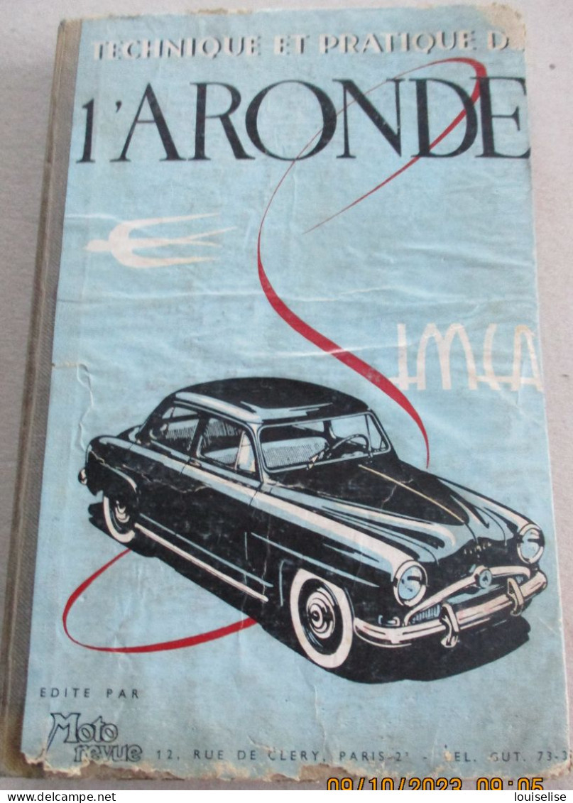 NOTICE TECHNIQUE ET PRATIQUE SIMCA 9 ARONDE