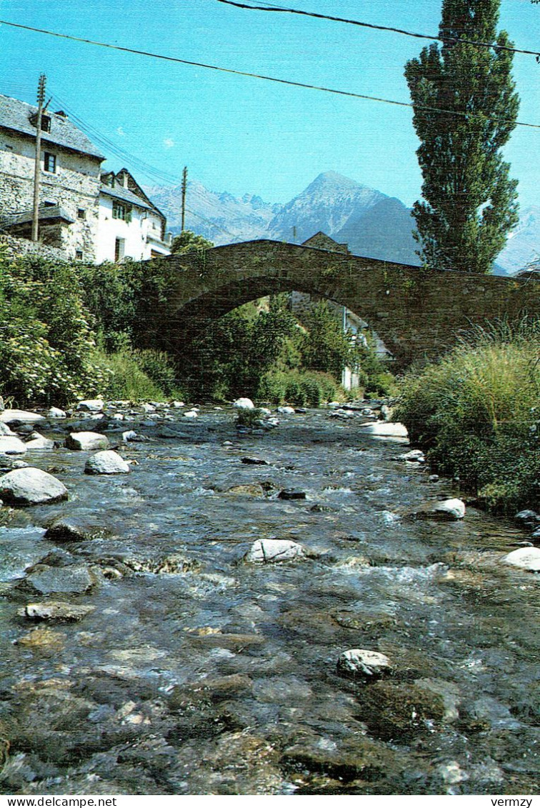 SALLENT De GALLEGO : Rio Gallego Y Puente - Huesca