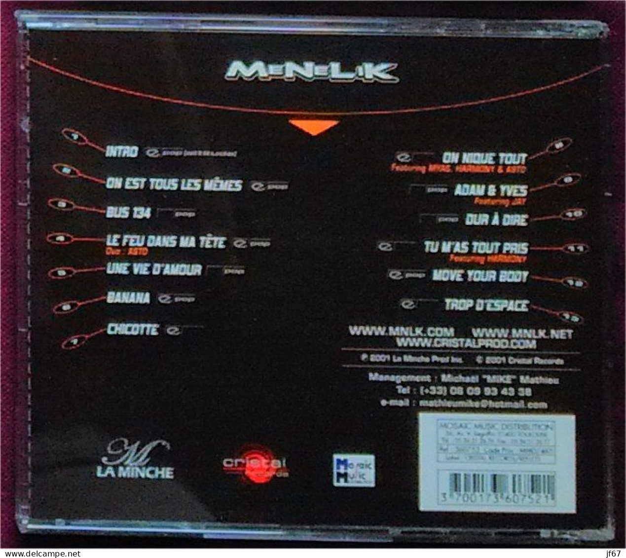 Menelik E-pop (attitude) (CD) - Rap & Hip Hop