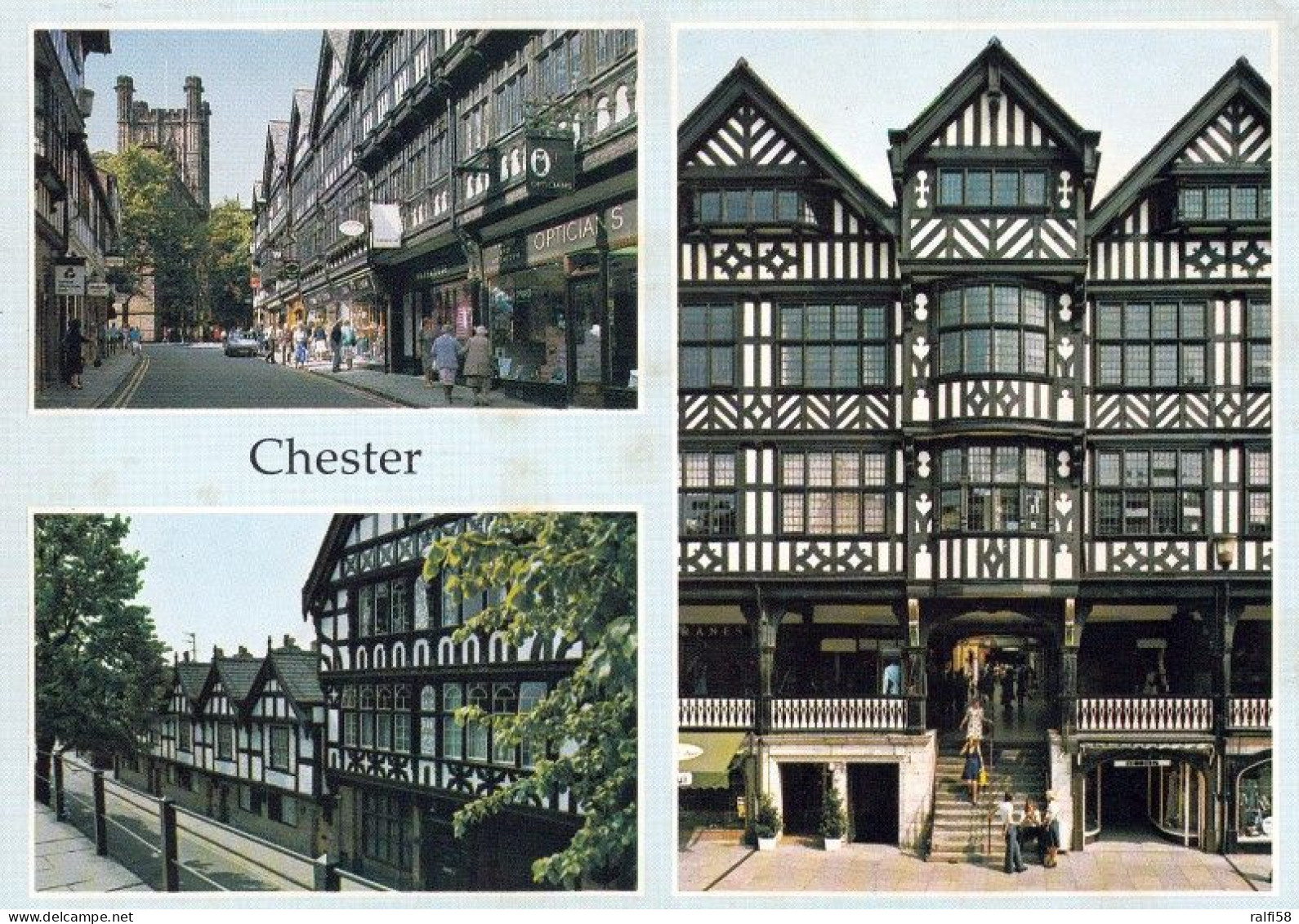 1 AK England * Chester - St. Werburgh Street - Park Street - The Rows, Bridge Street * - Chester