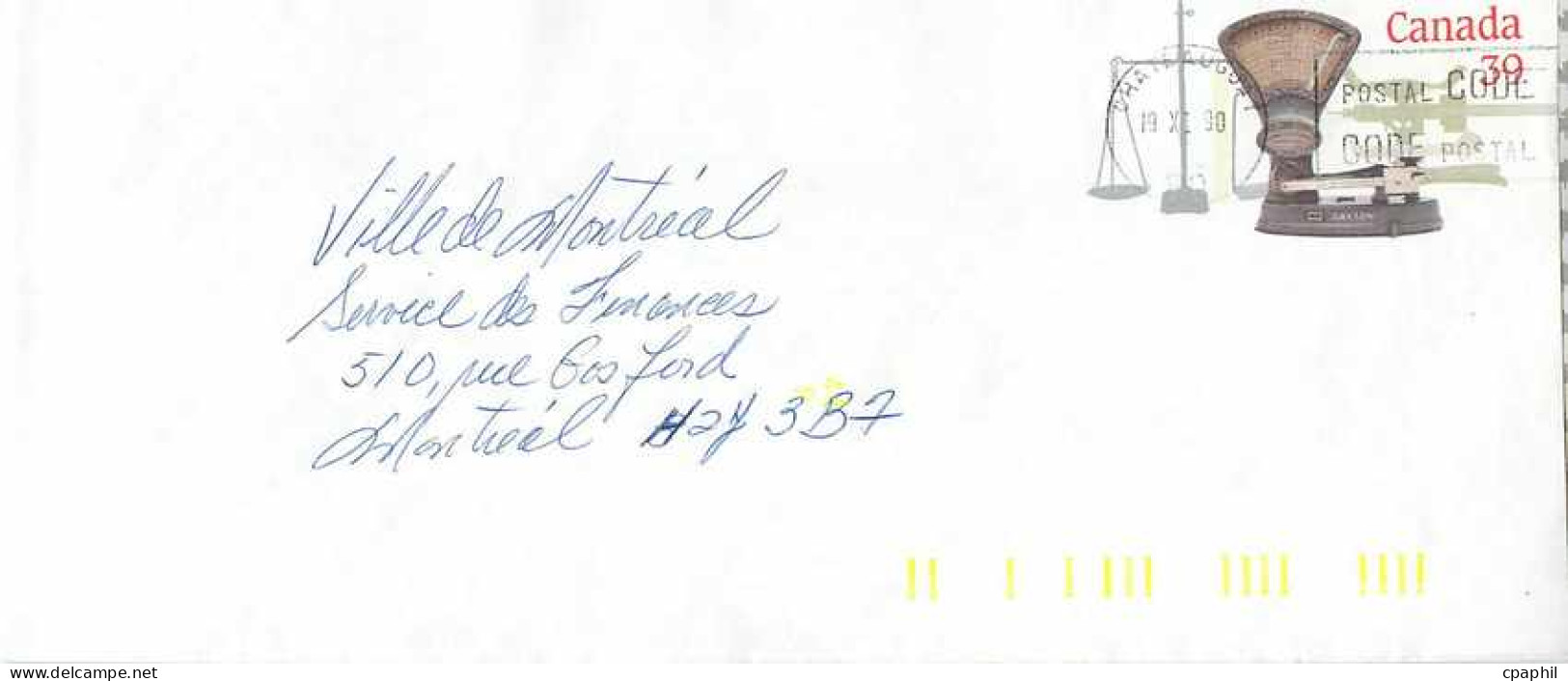 Entier Postal Postal Stationary Canada Balance Dayton Chateauguay - 1953-.... Reign Of Elizabeth II