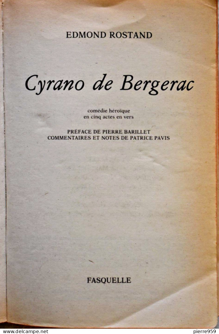 Cyrano De Bergerac - Edmond Rostand - Französische Autoren