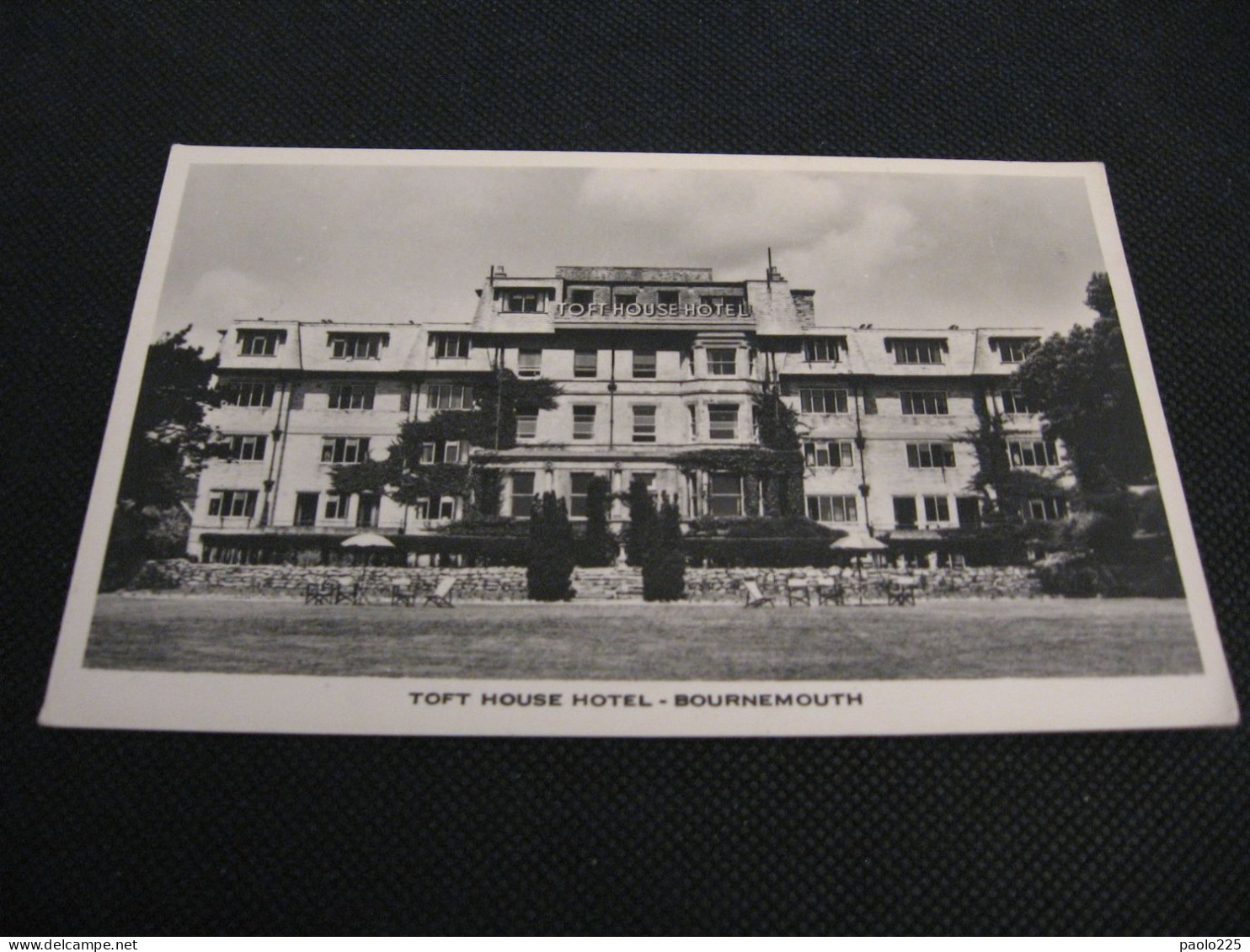 BOURNEMOUNTH -TOFT HOUSE HOTEL 1956 BN VG PICCOLA - Bournemouth (depuis 1972)