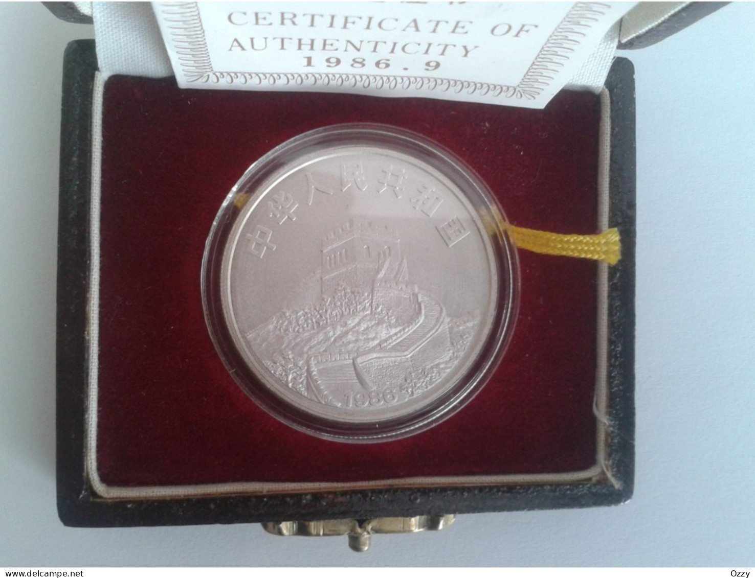 5 Yuan 1986 China : The Clipper Silver Coin - Sonstige – Asien