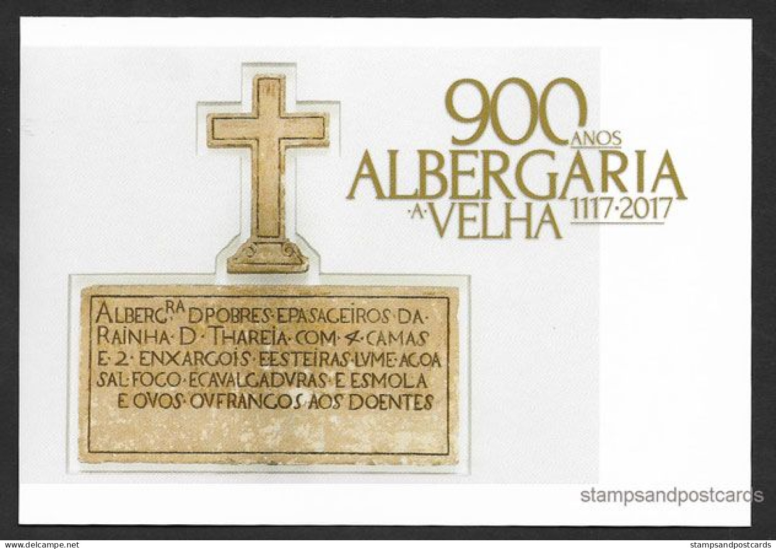 Portugal 2017 Entier Postal 900 Ans Albergaria-a-Velha Cachet Premier Jour 900 Years Postal Stationery Pmk - Ganzsachen