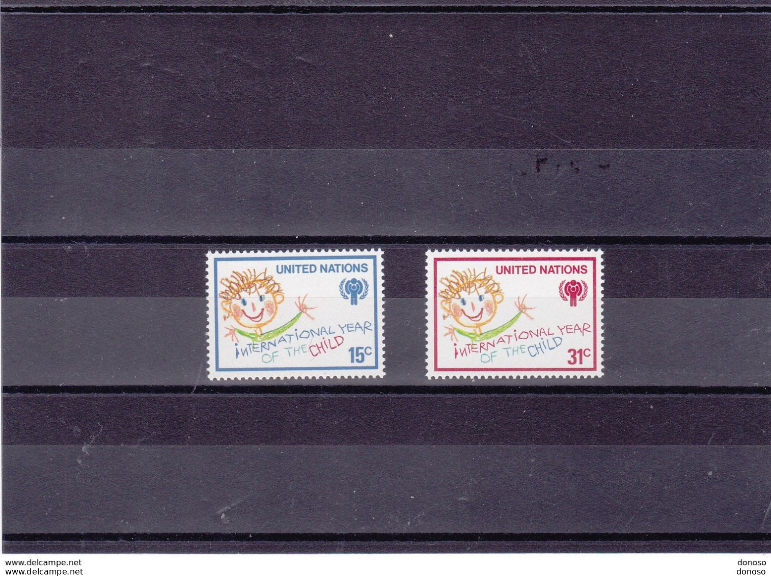 NATIONS UNIES ONU  1979 Année Internationale De L'enfant Yvert 302-303, Michel 334-335 NEUF** MNH - Unused Stamps