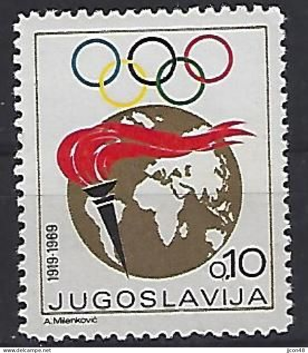 Jugoslavia 1969  Zwangszuschlagsmarken (**) MNH  Mi.37 A - Wohlfahrtsmarken