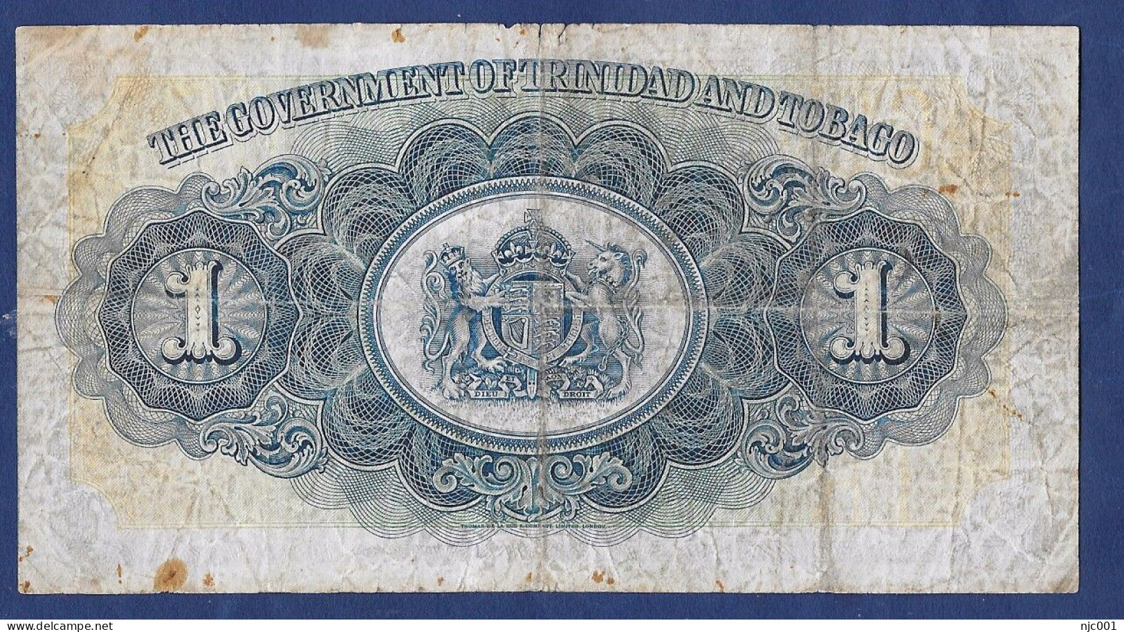 Trinidad And Tobago 1 Dollar 1942 - Trinité & Tobago