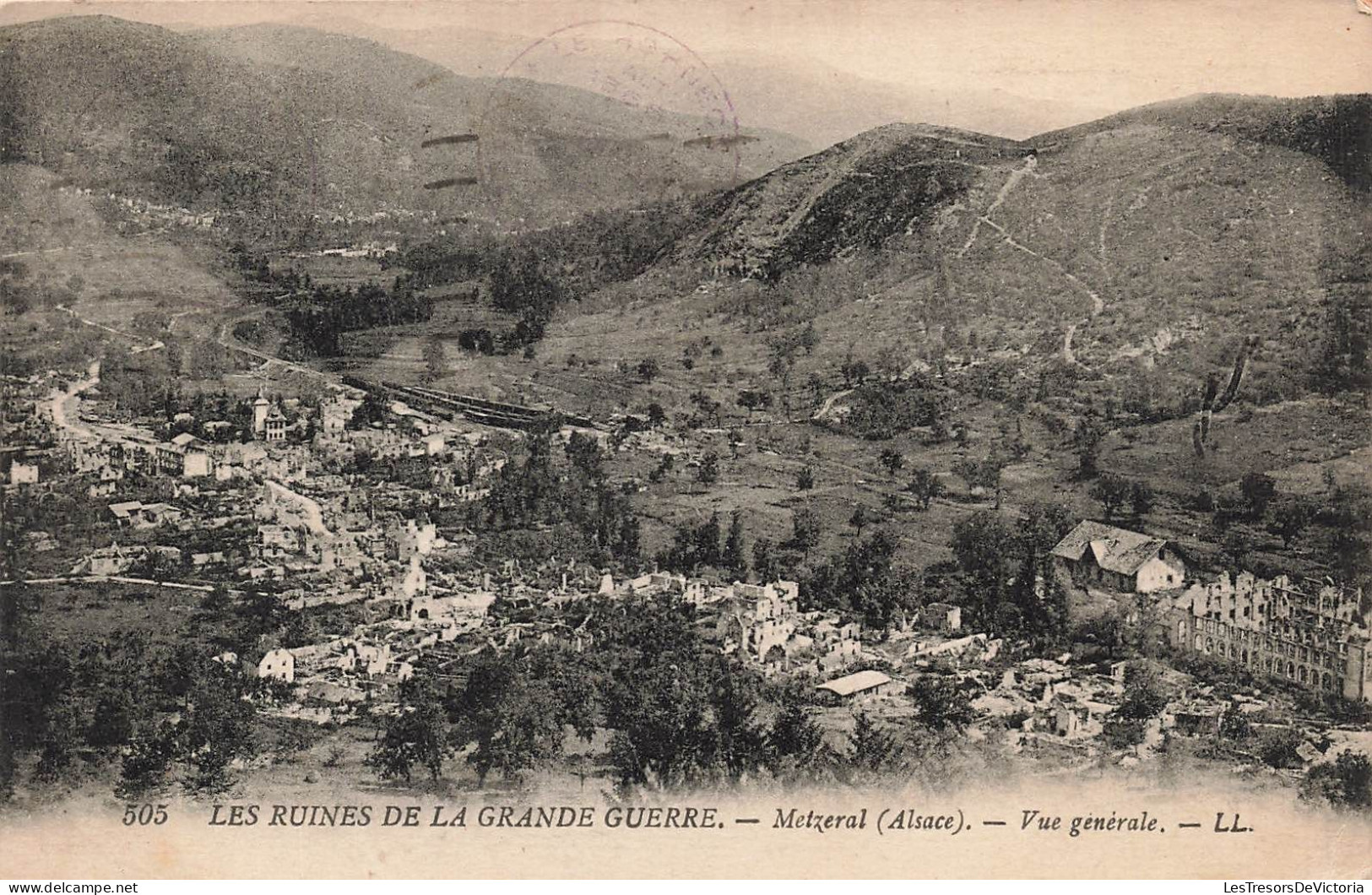 FRANCE - Les Ruines De La Grande Guerre - Metzeral (Alsace) - Vue Générale - L L - Carte Postale Ancienne - Alsace