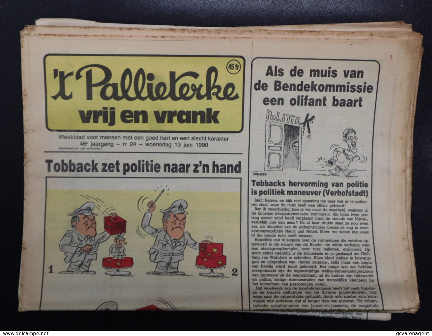 WEEKBLAD 'T PALLIETERKE  46e JAARGANG - Nr 24     13 JUNI    1990 - Humour