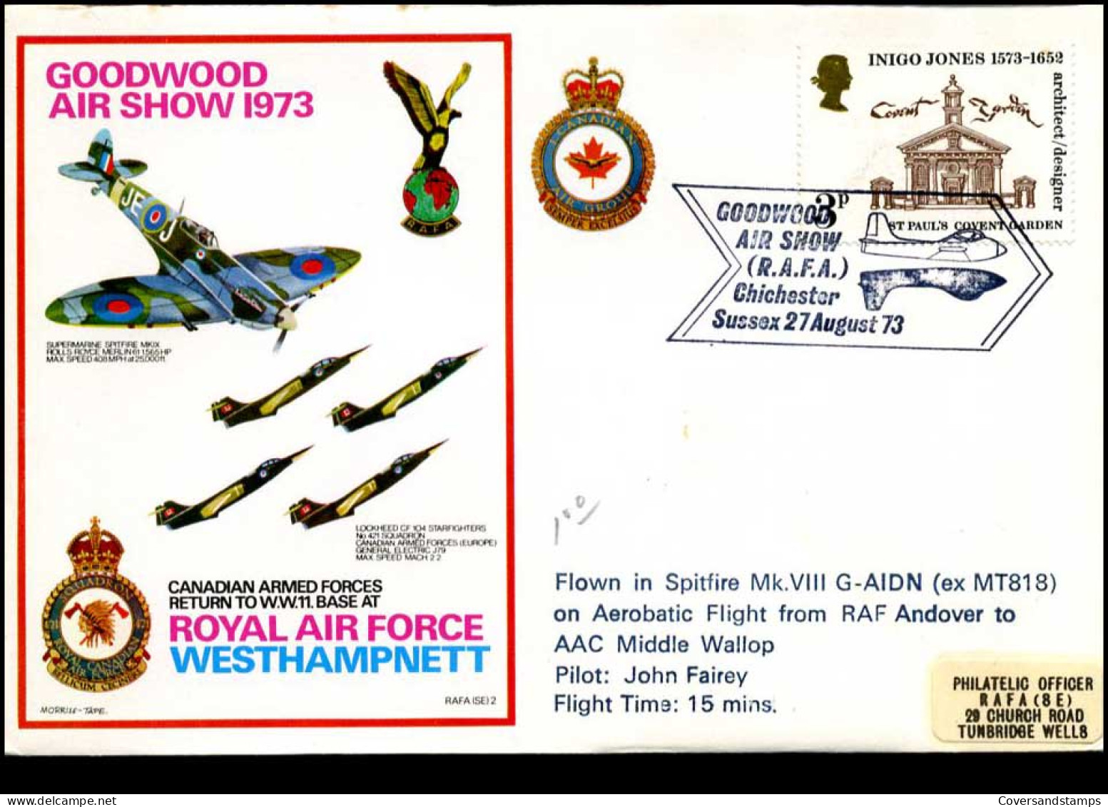 United Kingdom - FDC - Goodwood Air Show 1973 - Altri (Aria)
