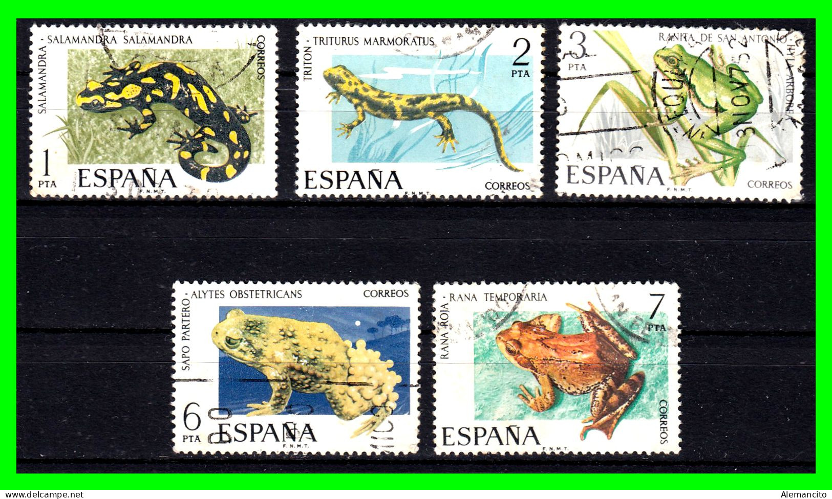 ESPAÑA.-  SELLOS AÑOS 1975.- FAUNA HISPANICA -. SERIE.- - Usados