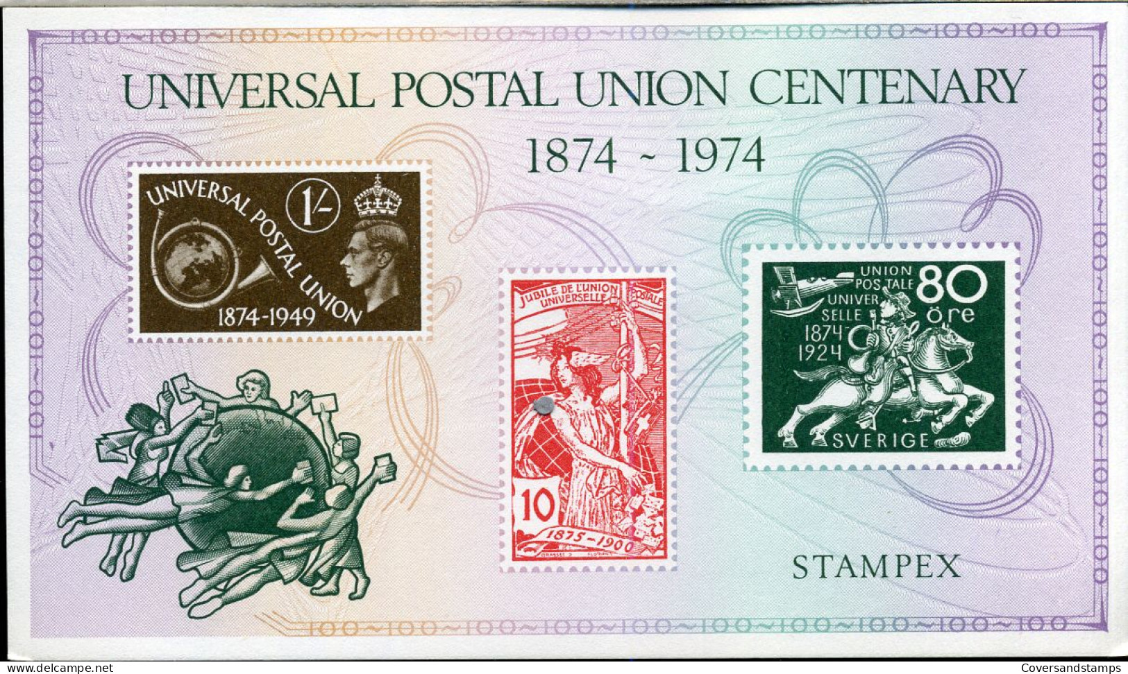 Universal Postal Union Centenary 1874-1974 - Stampex - Souvenir - U.P.U.