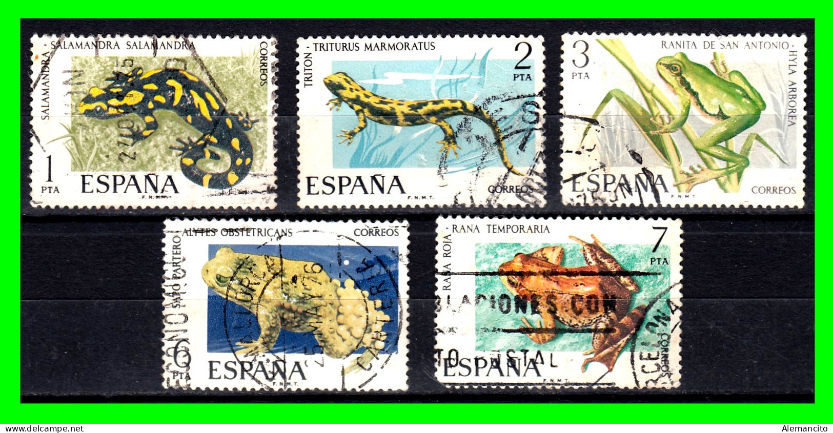 ESPAÑA.-  SELLOS AÑOS 1975.- FAUNA HISPANICA -. SERIE.- - Oblitérés