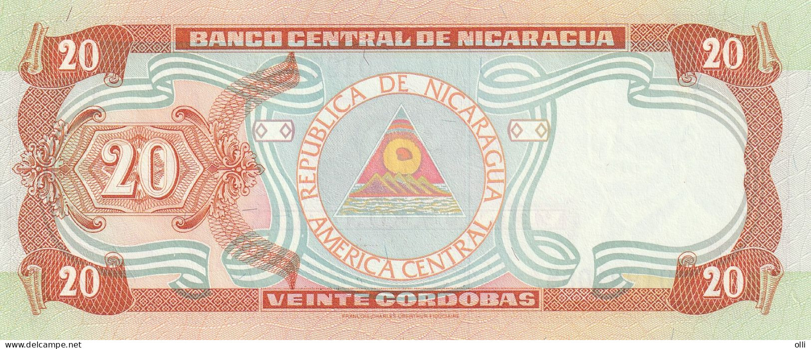 Nicaragua, 20 Cordobas 1999  P-189 UNC - Nicaragua