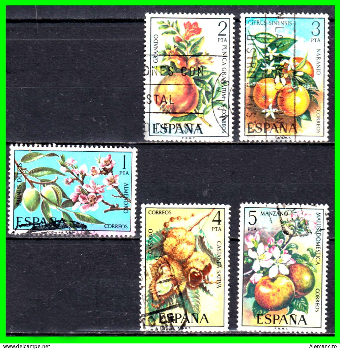 ESPAÑA.-  SELLOS AÑOS 1975.- FLORA -. SERIE.- - Used Stamps