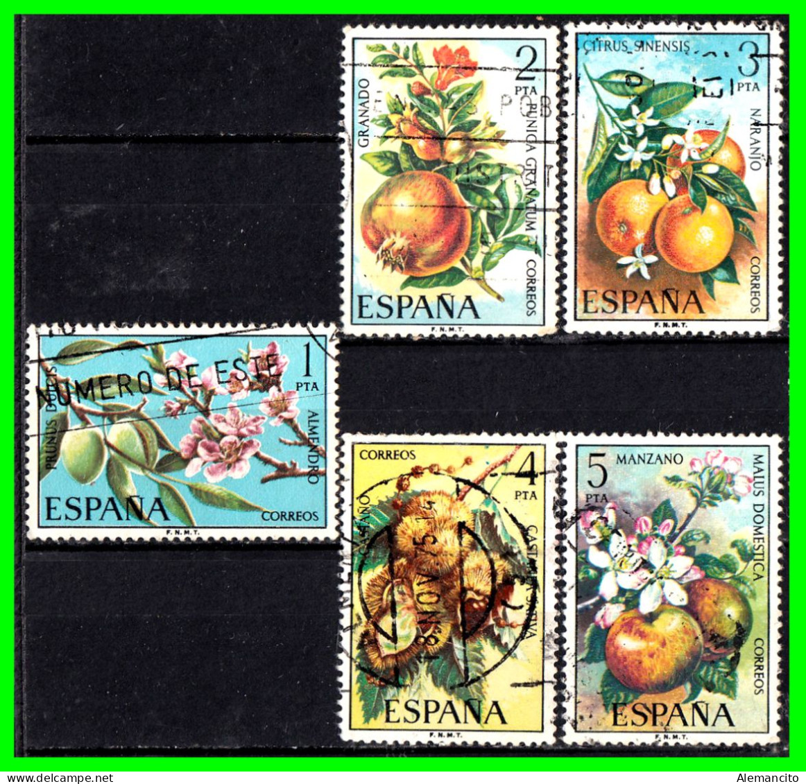 ESPAÑA.-  SELLOS AÑOS 1975.- FLORA -. SERIE.- - Used Stamps