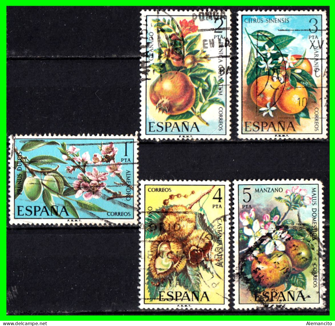 ESPAÑA.-  SELLOS AÑOS 1975.- FLORA -. SERIE.- - Used Stamps