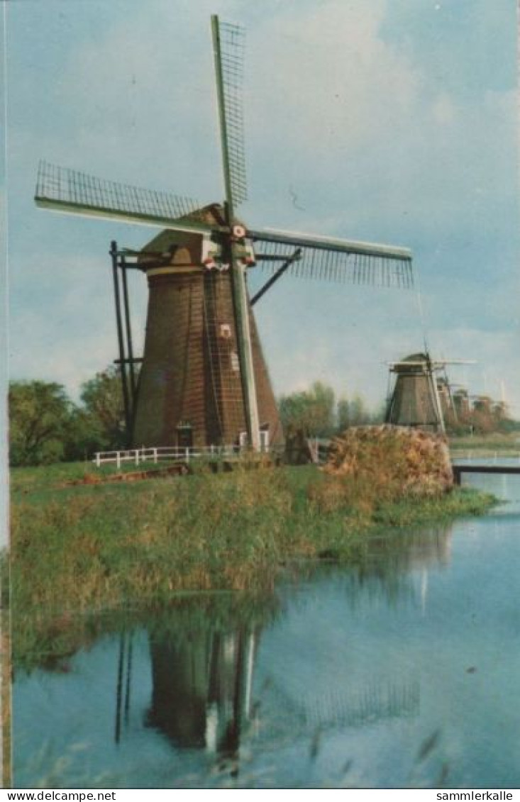 40567 - Niederlande - Molenwaard-Kinderdijk - Holländische Mühle - Ca. 1960 - Kinderdijk