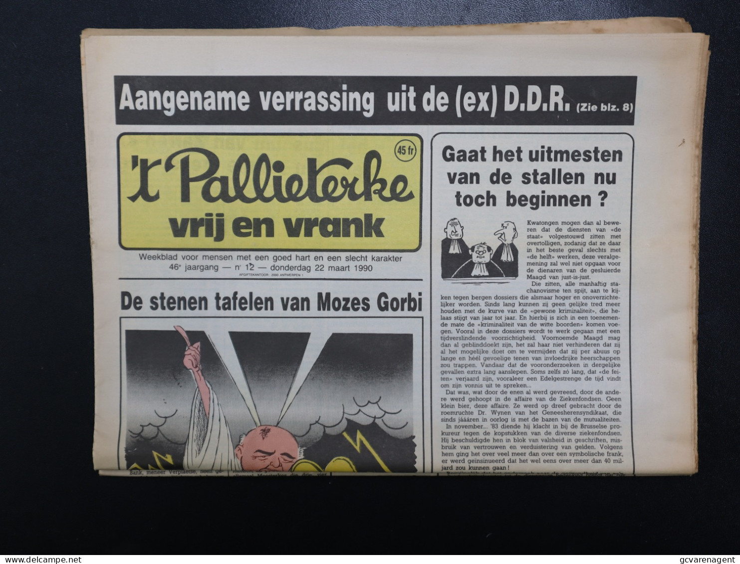 WEEKBLAD 'T PALLIETERKE  46e JAARGANG - Nr 12     22 MAART       1990 - Humour