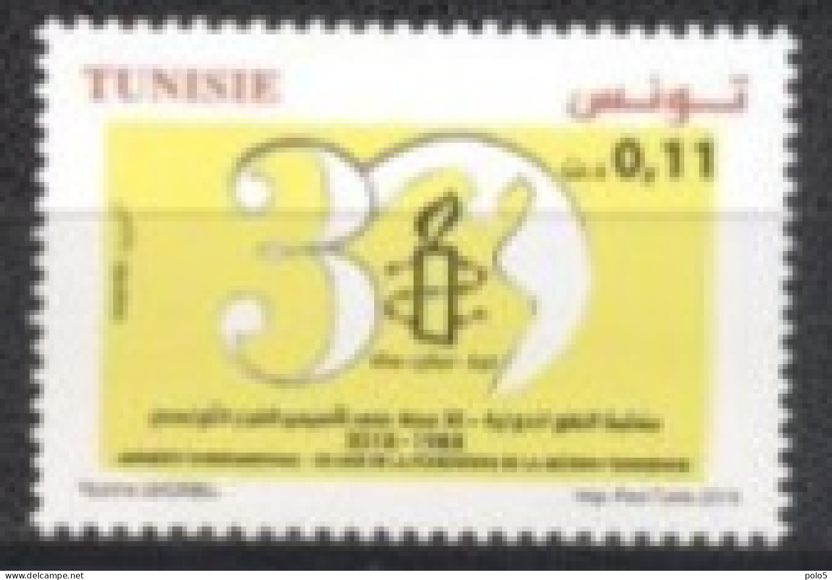 Tunisie 2018- Amnesty International: 30 Ans De La Fondation De La Section Tunisienne Série (1v) - Tunesien (1956-...)