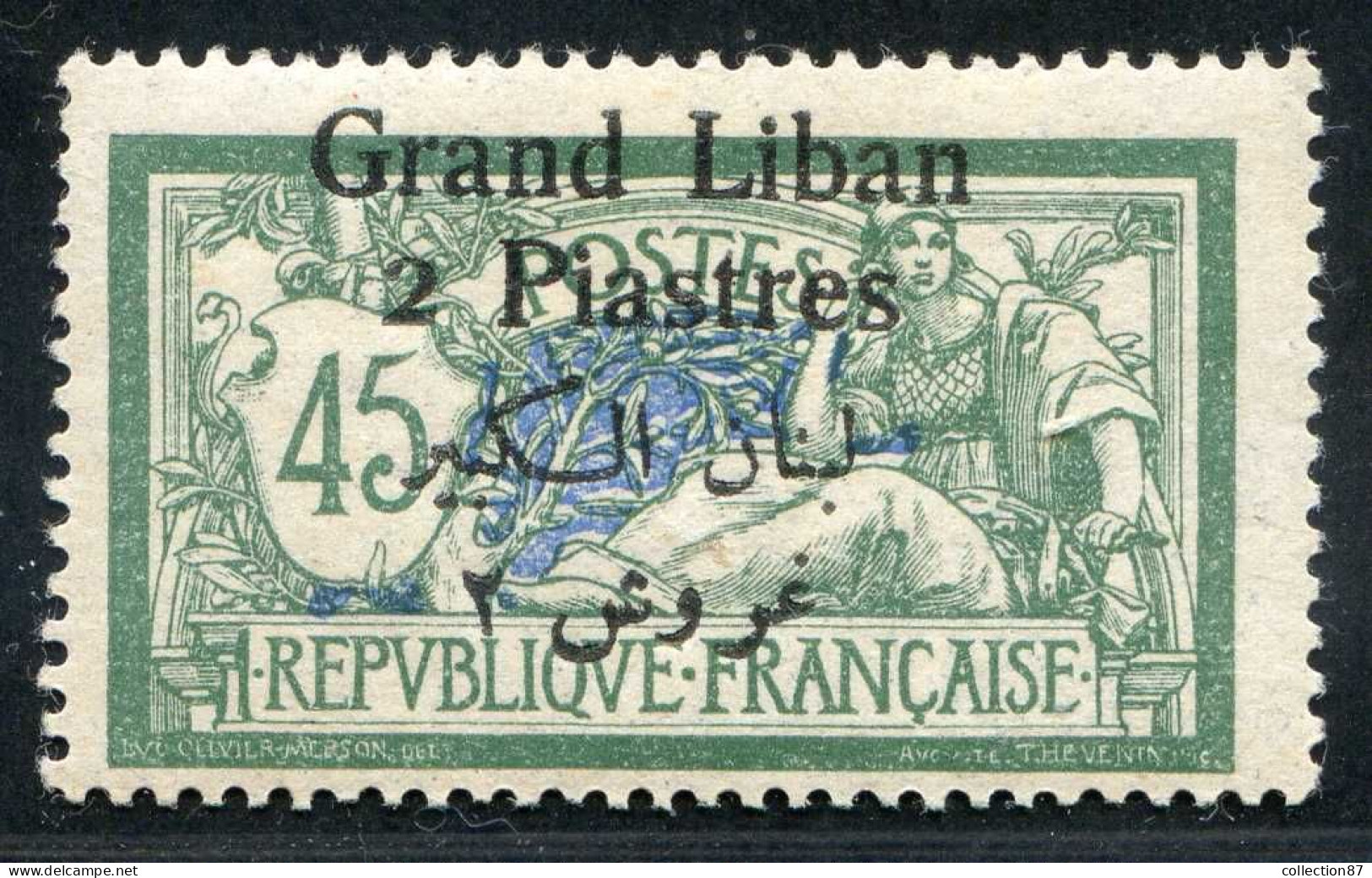 REF 089 > GRAND LIBAN < N° 32 * < Neuf Ch Infime Dos Visible - MH * - Neufs