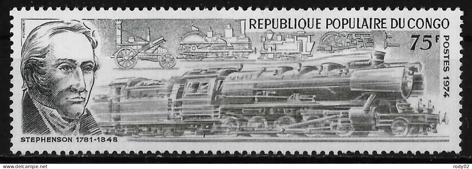 CONGO - LOCOMOTIVE - N° 346 - NEUF** MNH - Trenes