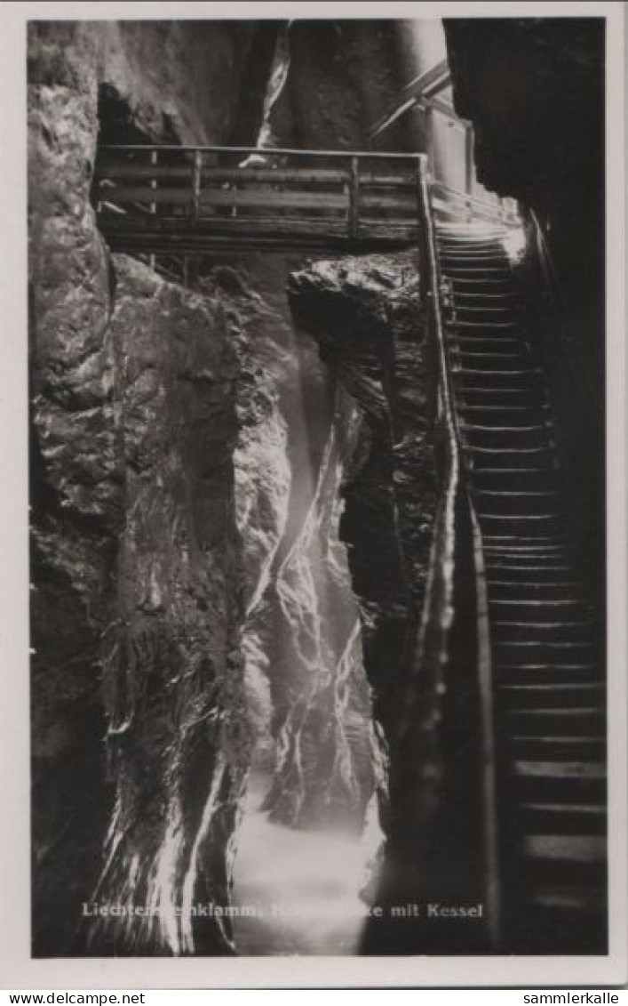 62947 - Österreich - Liechtensteinklamm - Hohe Brücke Mit Kessel - Ca. 1955 - St. Johann Im Pongau