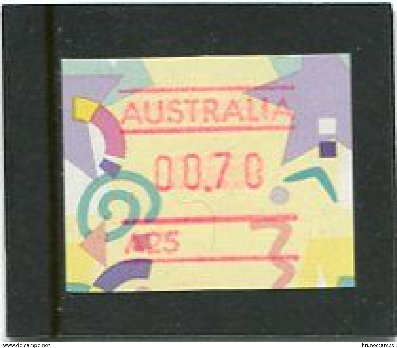 AUSTRALIA - 1996  70c  FRAMA  FESTIVE  NO POSTCODE  A25  MINT NH - Automatenmarken [ATM]