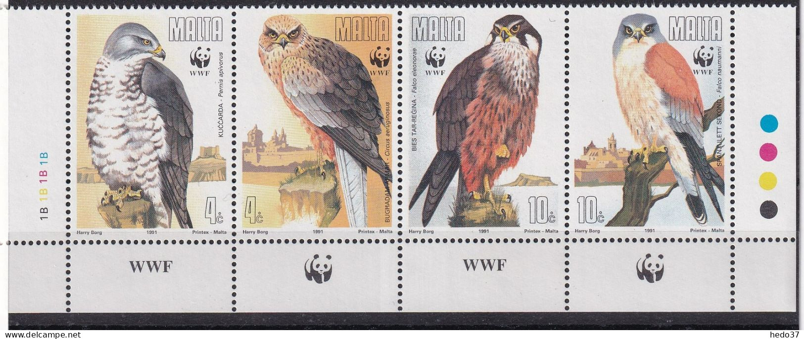 Malte N°843/846 - Oiseaux - Neuf ** Sans Charnière - TB - Malta