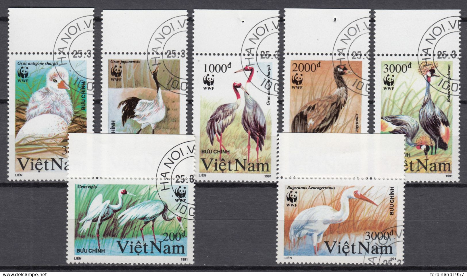 Vietnam 1991 Mi.2302-2308 Gestempelte Gebrauchte Satz USED - Vietnam