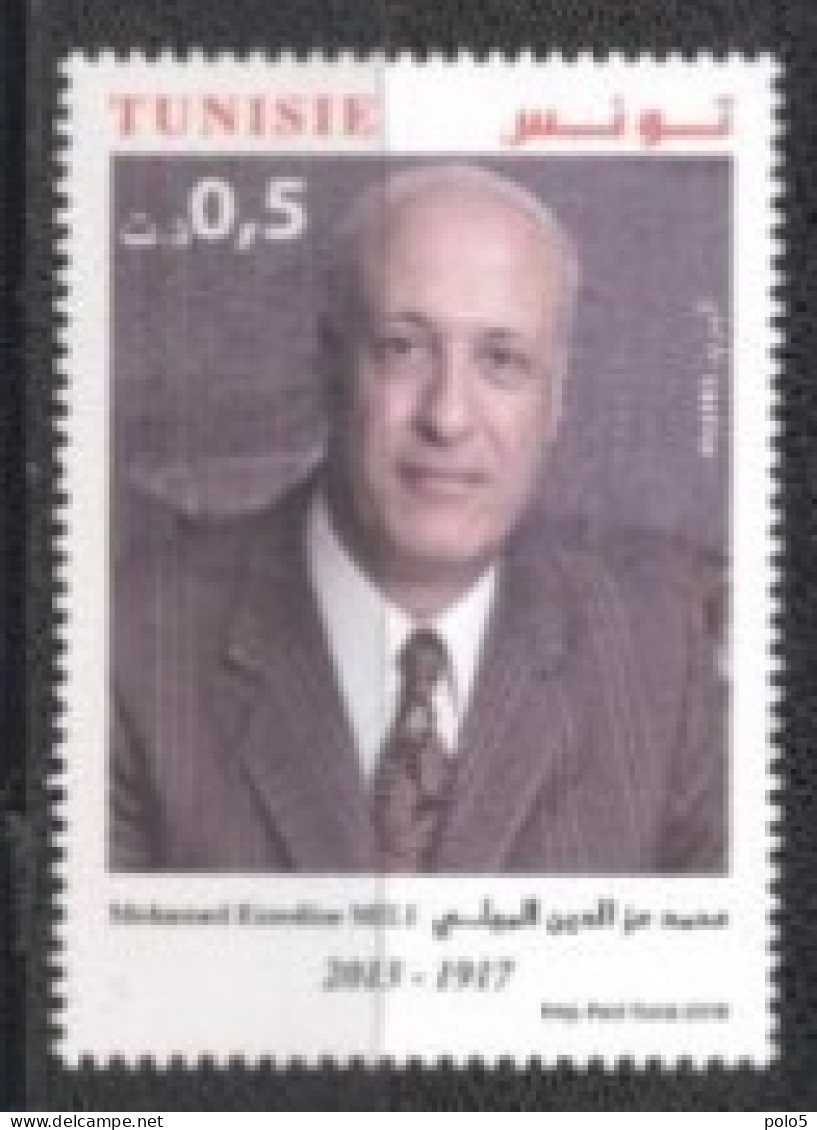 Tunisie 2018- Mohamed Ezzedine Mili Ancien Sécretaire Général De L'UIT Série (1v) - Tunesien (1956-...)
