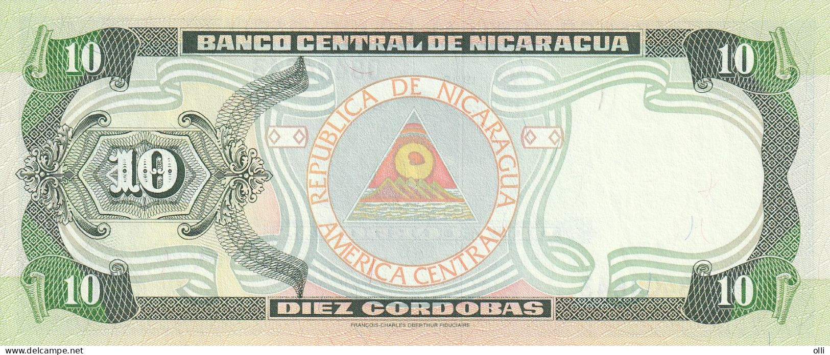 Nicaragua, 10 Cordobas 1999  P-188 UNC - Nicaragua
