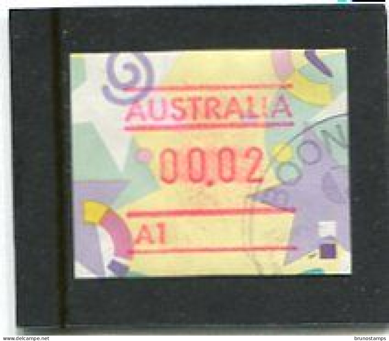 AUSTRALIA - 1996  2c  FRAMA  FESTIVE  NO POSTCODE  A1  FINE USED - Timbres De Distributeurs [ATM]