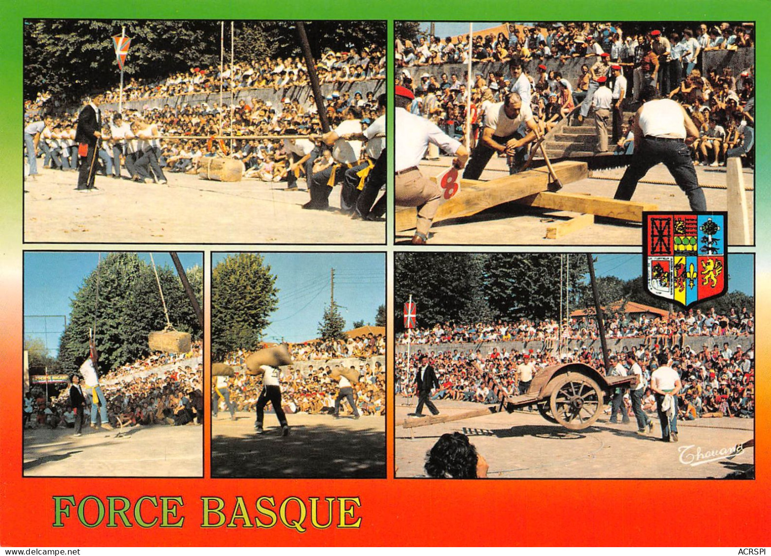 64 Force Basque Biarritz Bidart Hendaye Carte Vierge Non Circulé éditions Thouand (Scans R/V) N° 49 \MO7064 - Anglet