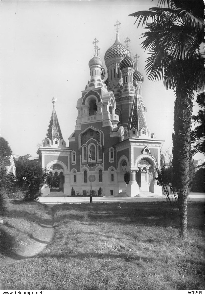 NICE Cathédrale Orthodoxe Russe Vue Générale Extérieur  (Scans R/V) N° 28 \MO7066 - Monuments, édifices