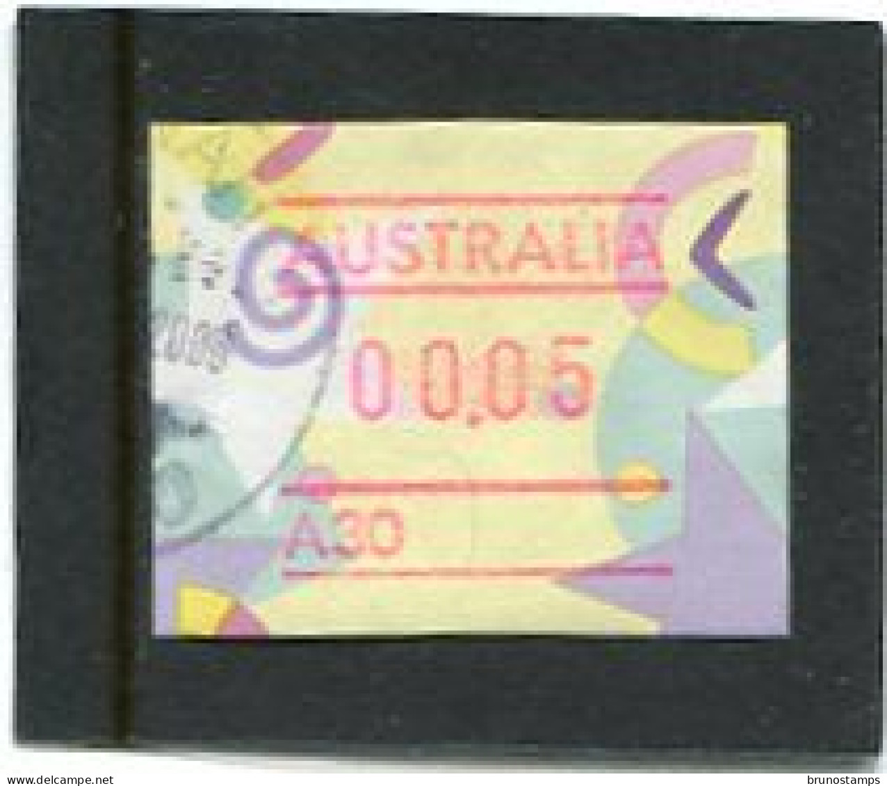 AUSTRALIA - 1996  5c  FRAMA  FESTIVE  NO POSTCODE  A30  FINE USED - Viñetas De Franqueo [ATM]