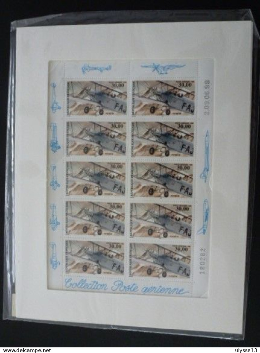 Année 1998 - Feuillet (10T) F62a - Biplan Potez 25 - 15% De La Côte - 1960-.... Neufs