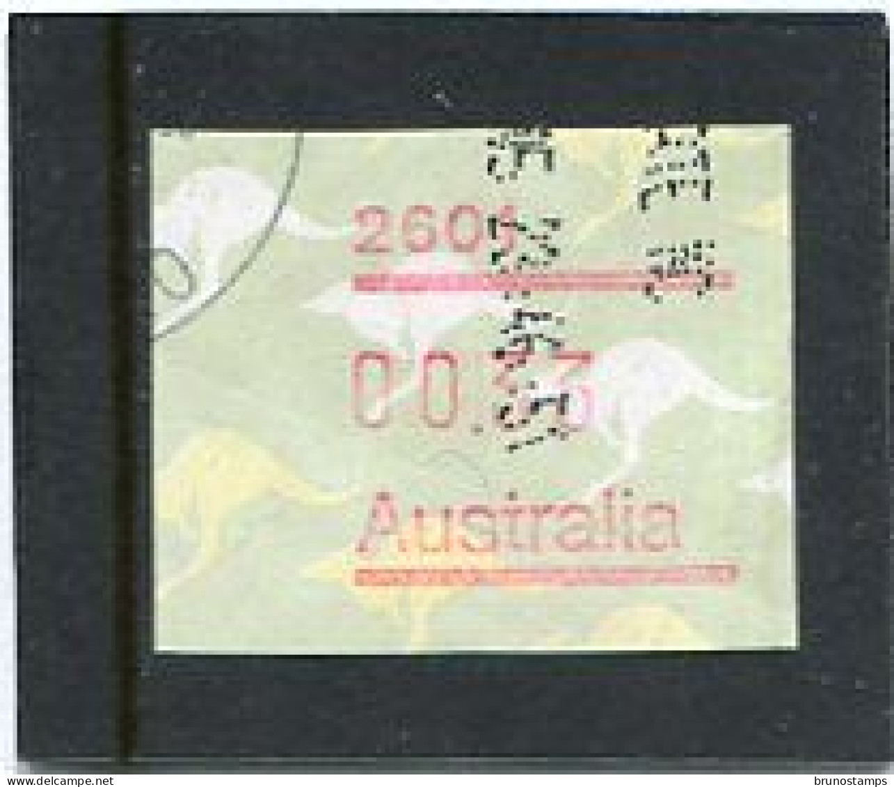 AUSTRALIA - 1985  33c  FRAMA  KANGAROO  POSTCODE 2601 (CANBERRA)  FINE USED - Machine Labels [ATM]