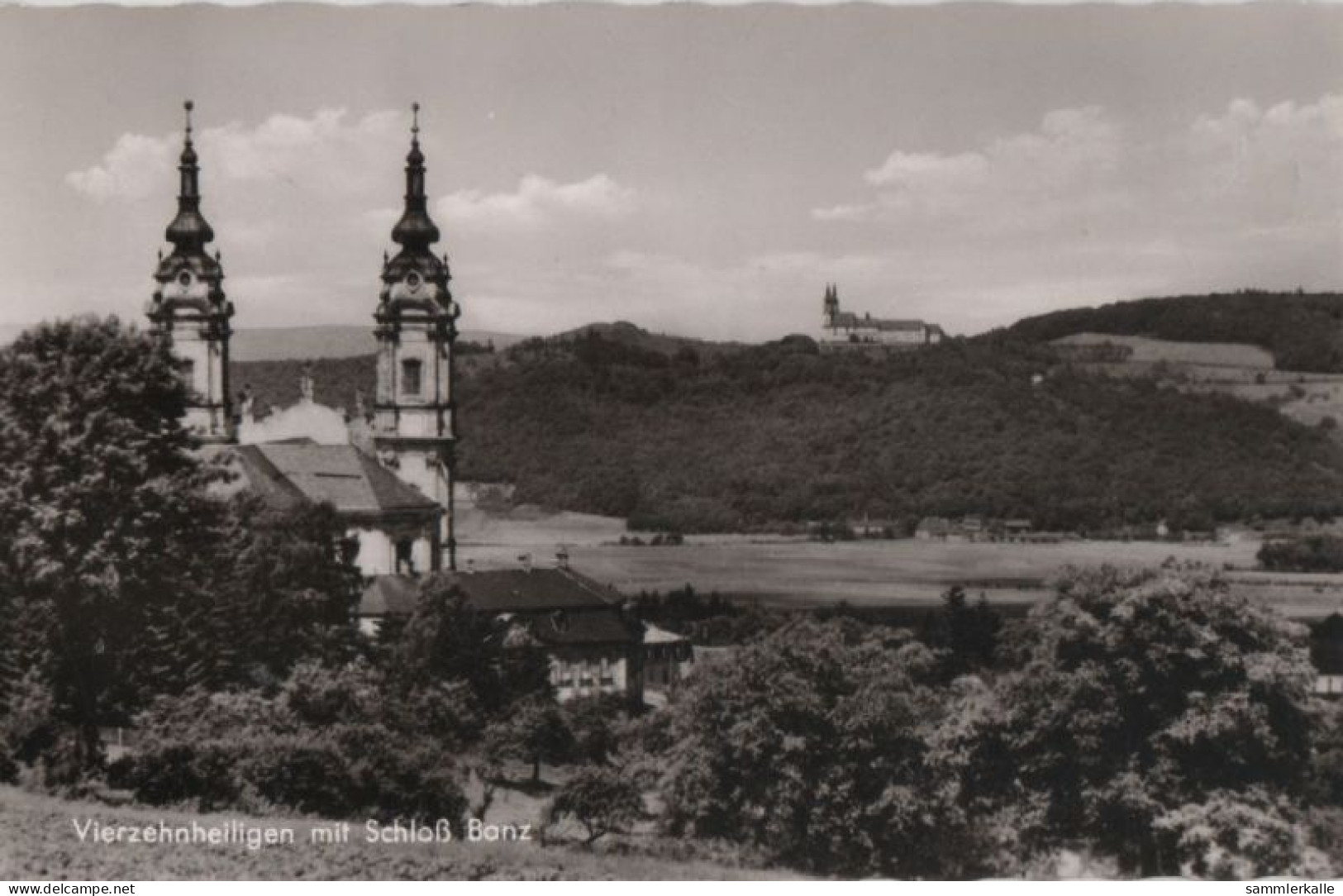 69514 - Bad Staffelstein, Vierzehnheiligen - Mit Schloss Banz - 1957 - Staffelstein