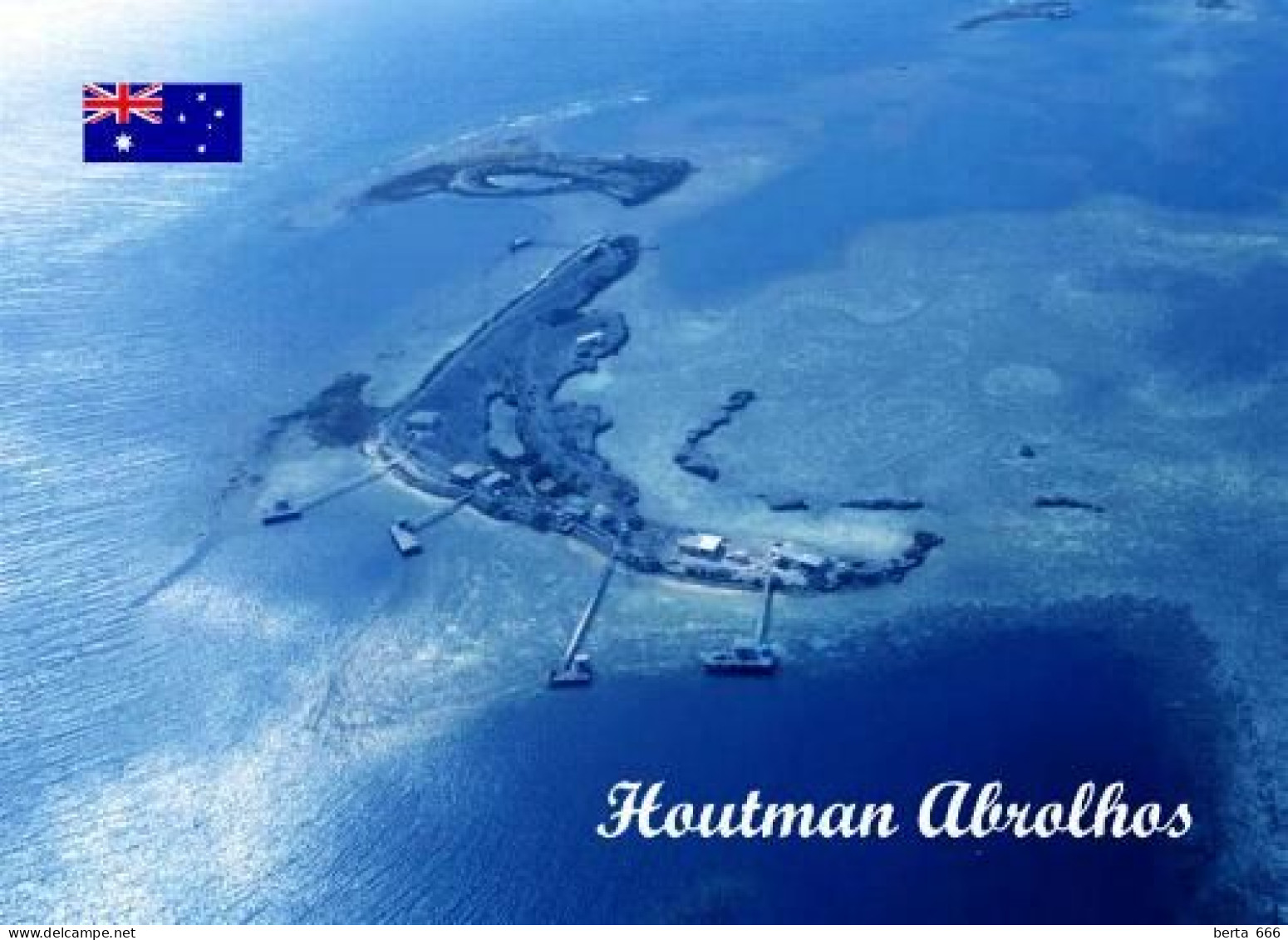 Australia Houtman Abrolhos Aerial View New Postcard - Other & Unclassified