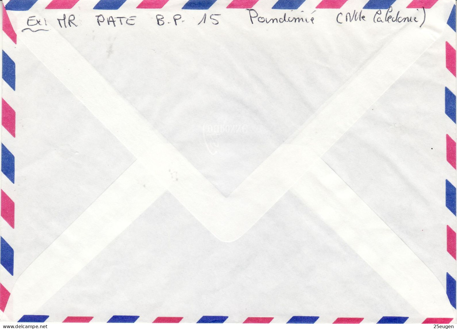 NEW CALEDONIA 1986 AIRMAIL LETTER SENT FROM POINTDIMIE TO TOULON - Briefe U. Dokumente