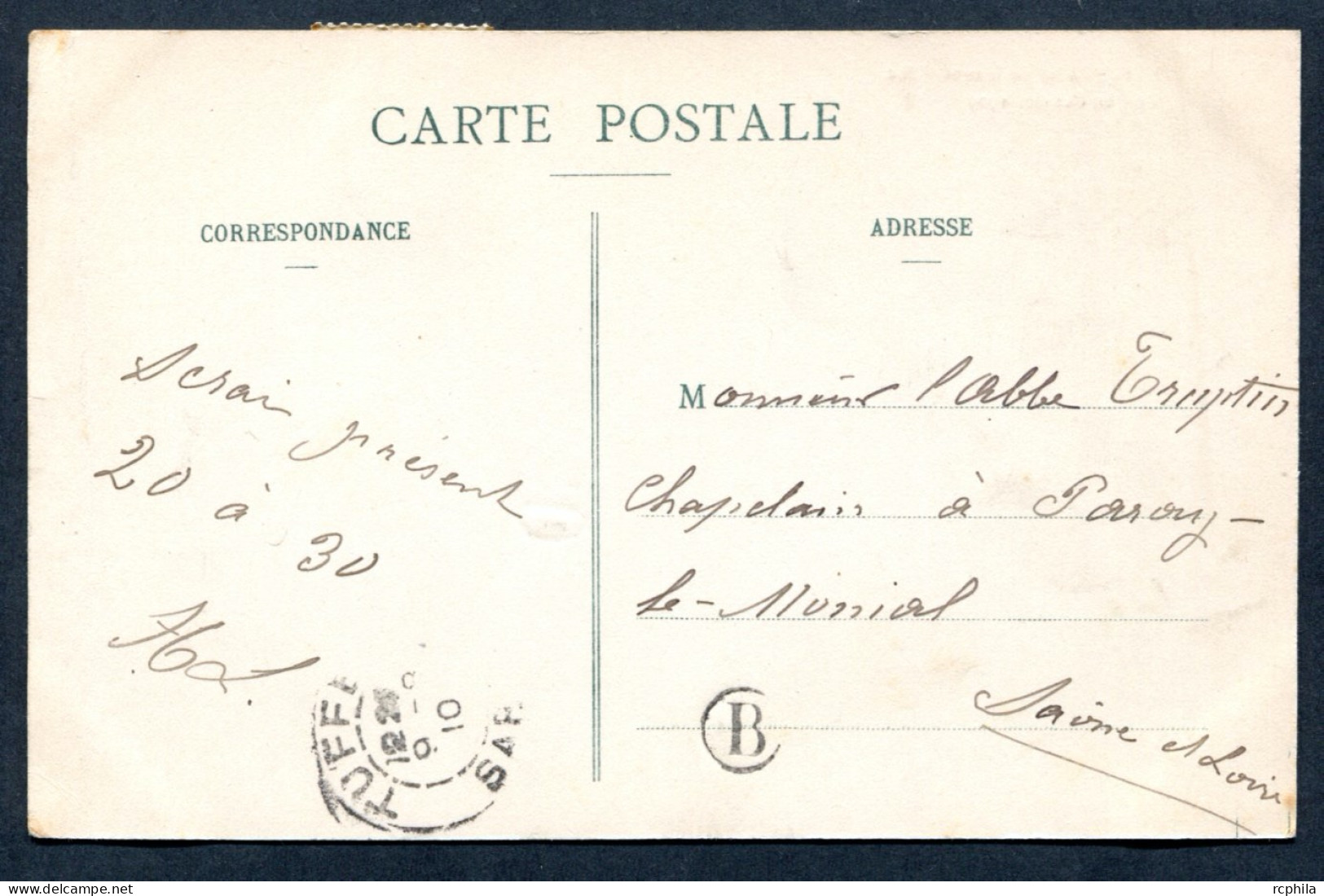 RC 27359 FRANCE 72 SARTHE - TUFFÉ FÊTE DE JEANNE D'ARC 10 OCTOBRE 1909 - CARTE POSTALE - POSTCARD - Tuffe