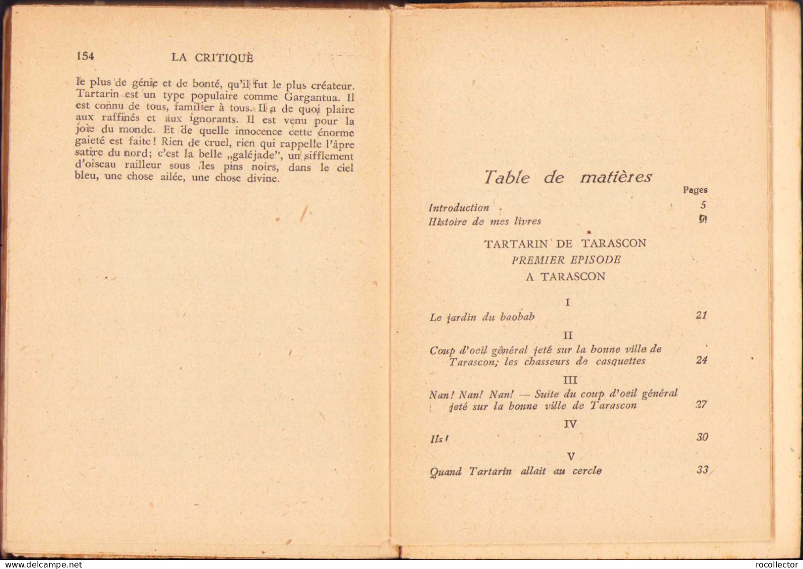 Tartarin De Tarascon Par Alphonse Daudet C654 - Alte Bücher