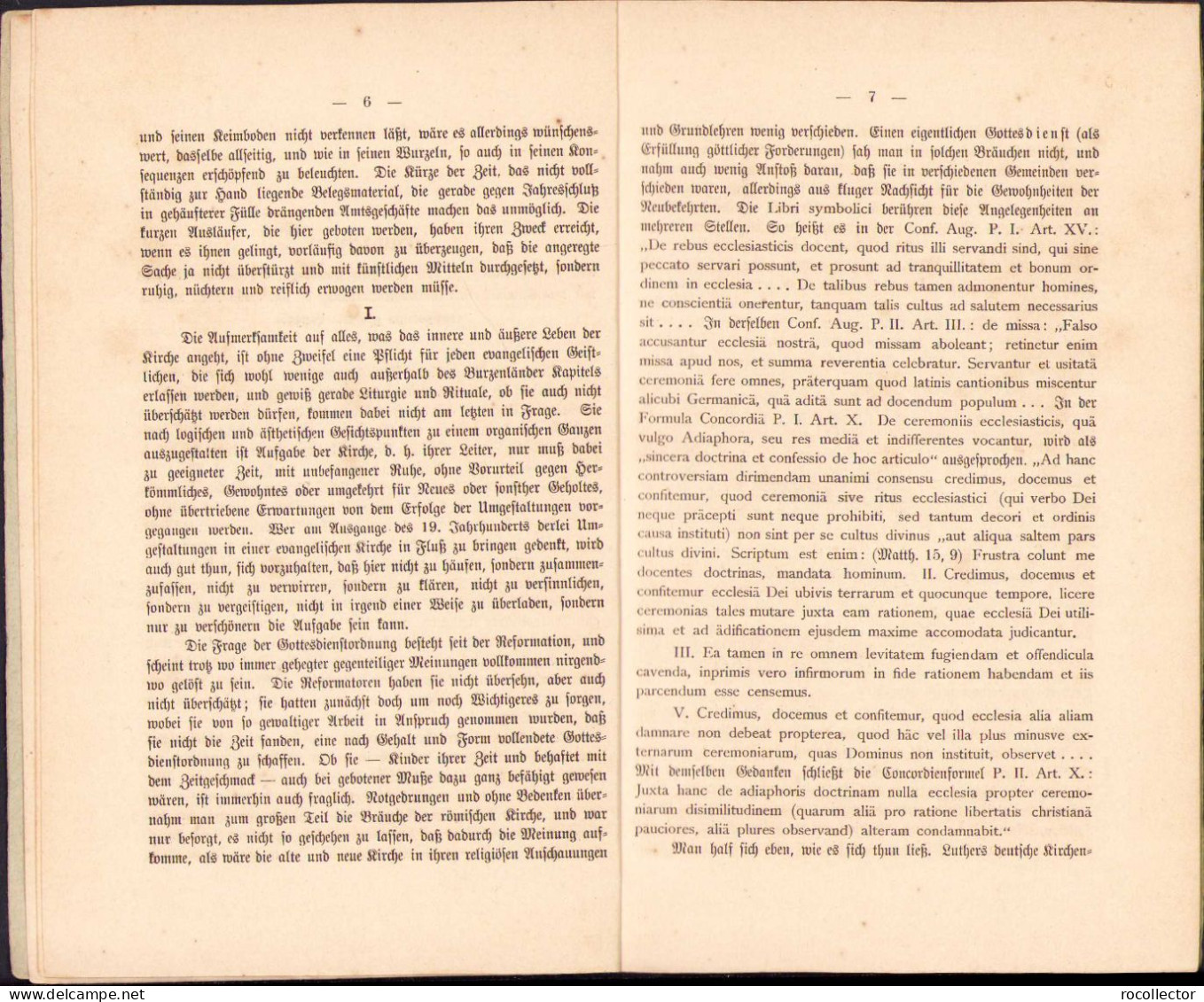 Gutachten Des Mühlbächer Bezirks-Consistoriums Und Des Unterwälder Kapitel, 1894 C574 - Libri Vecchi E Da Collezione