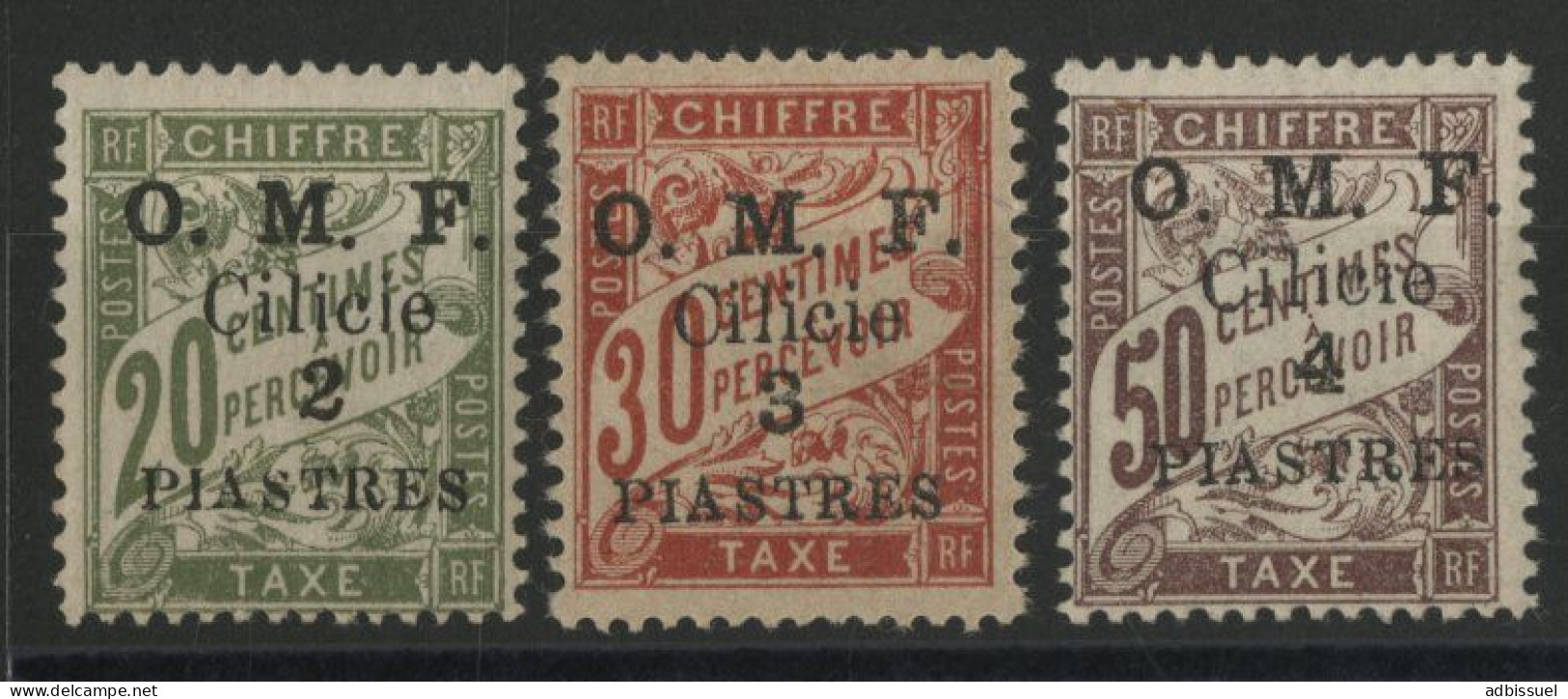 COLONIES CICILIE Timbres-Taxe N° 14 + 15 + 16 Cote 32 € Neufs * (MH) - Neufs