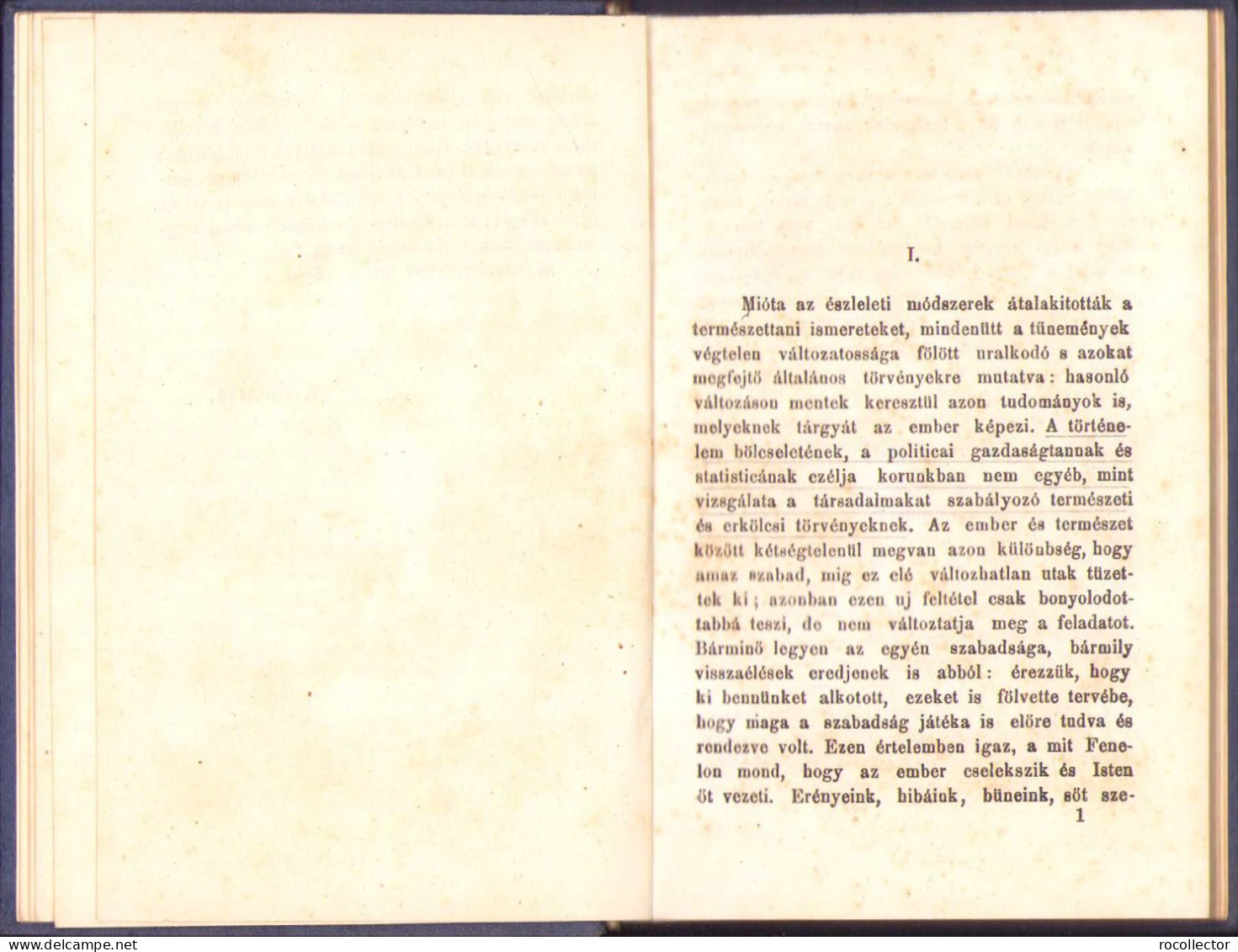 Az állam és Határai Irta Laboulaye Edouard, Forditas Molnár Antal 1869 Kolozsvar C526 - Oude Boeken